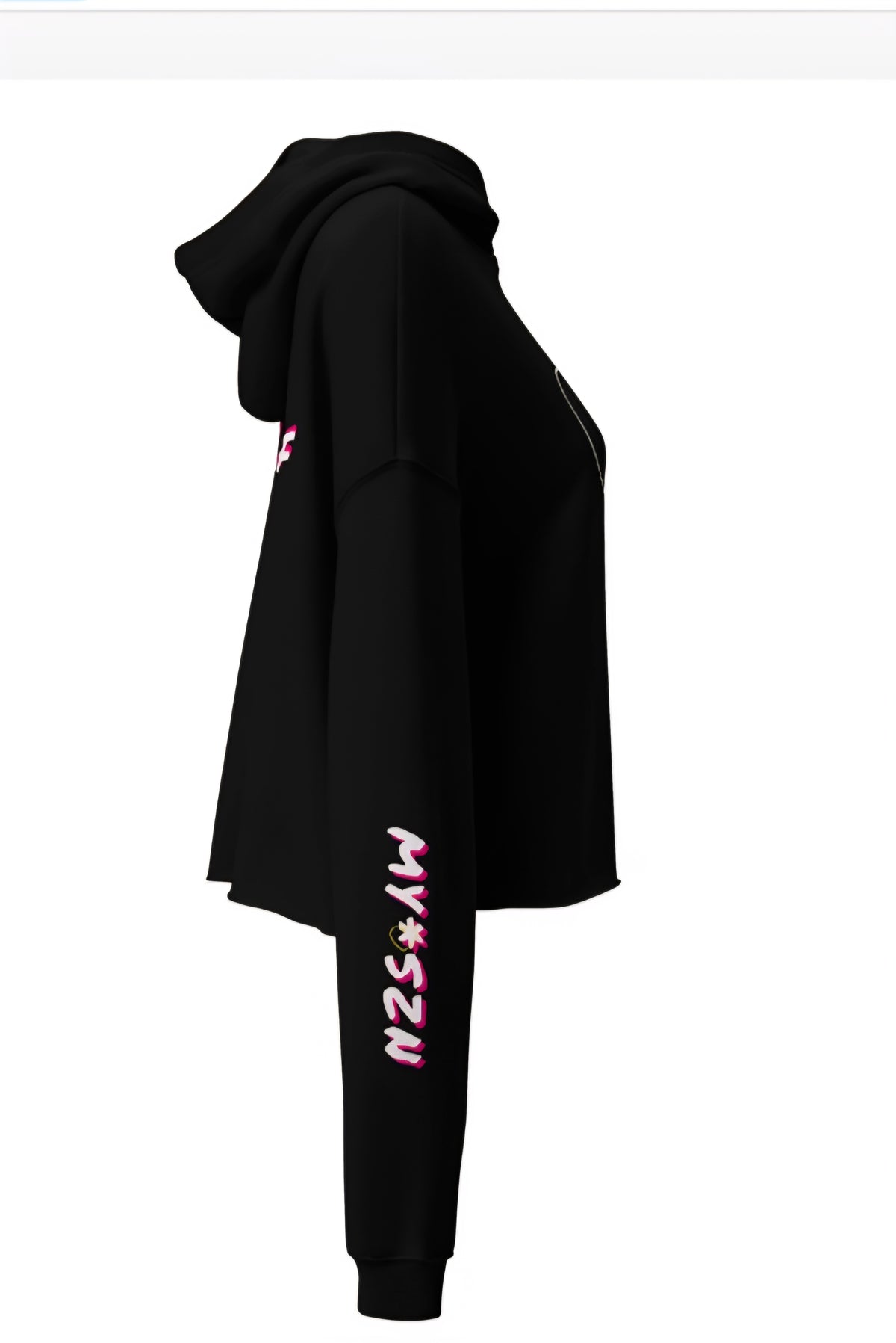 Love Yourself Crop Hoodie